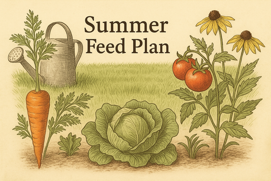 Early-Summer Feeding Plan: Keep Vegetables, Flowers, and Turf Thriving
