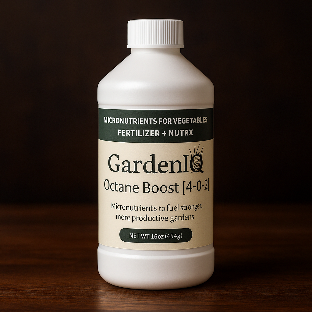 GardenIQ micronutrient Octane Boost Fertilzer