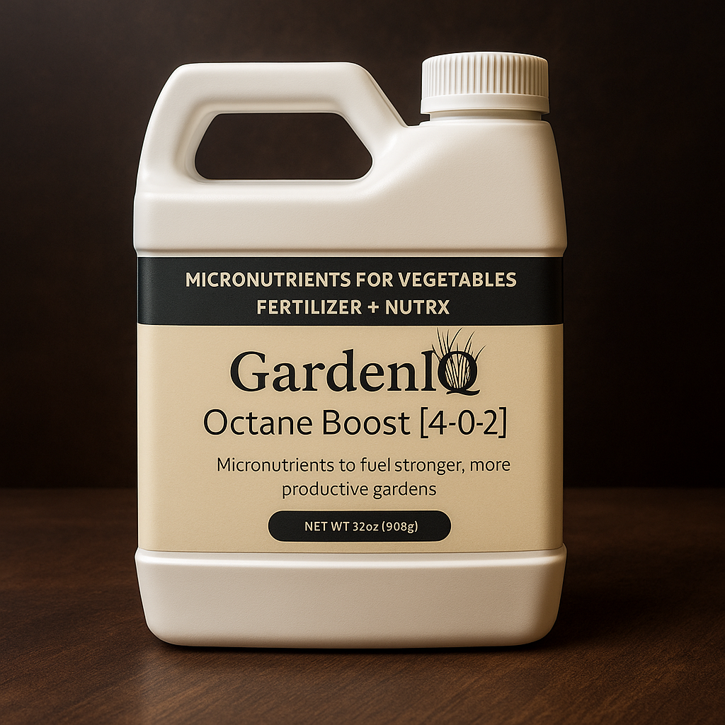 GardenIQ micronutrient Octane Boost Fertilzer