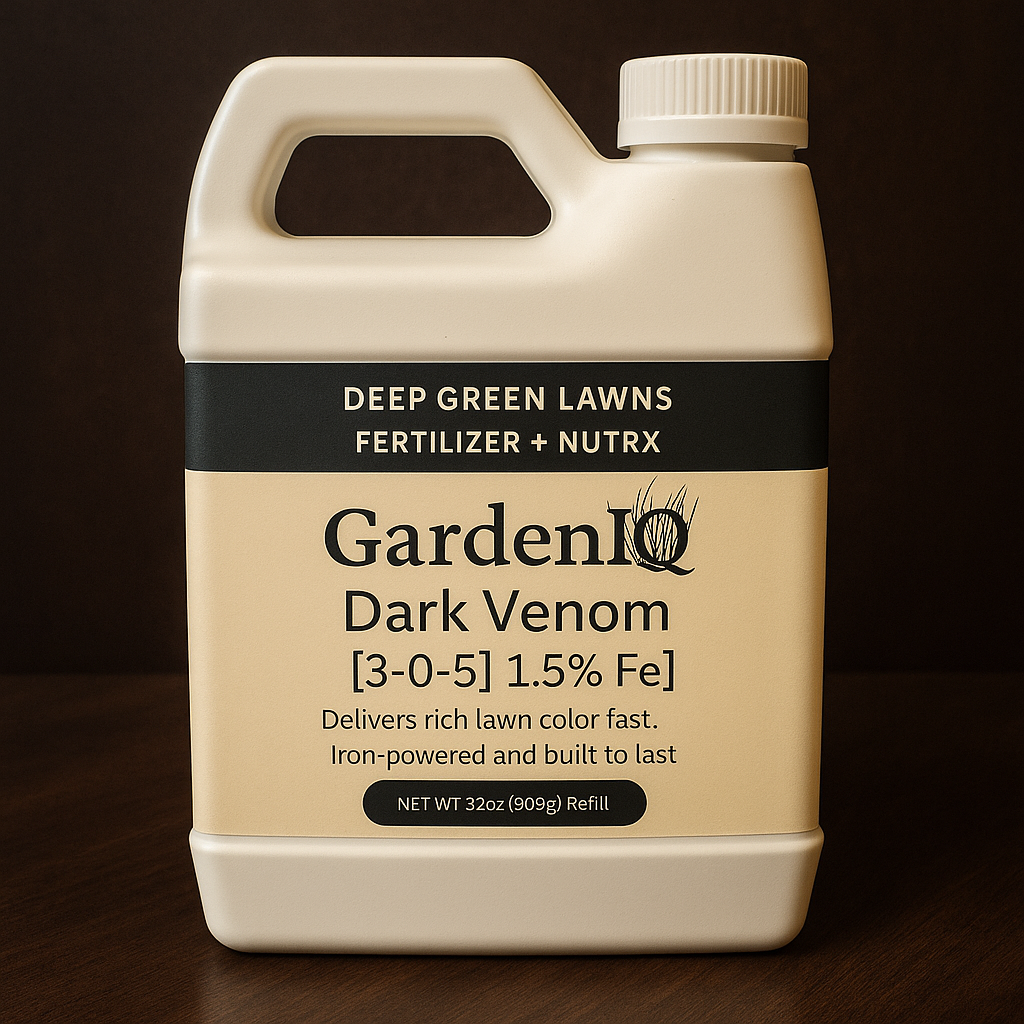 GardenIQ Liquid Fertilizer Dark Venom a high iron liquid fertilizer