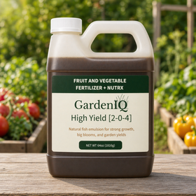 Vegetable Garden Fertilizer – High Yield [2-0-4] — 64oz / Half-Gallon