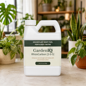 Houseplant & Root Growth Fertilizer – RhizoCarbon [2-0-5] — 32oz / Quart