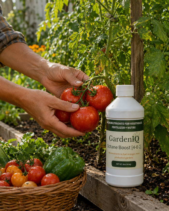 Most vegetable gardens underperform. Not because of the gardener — because of the fertilizer.